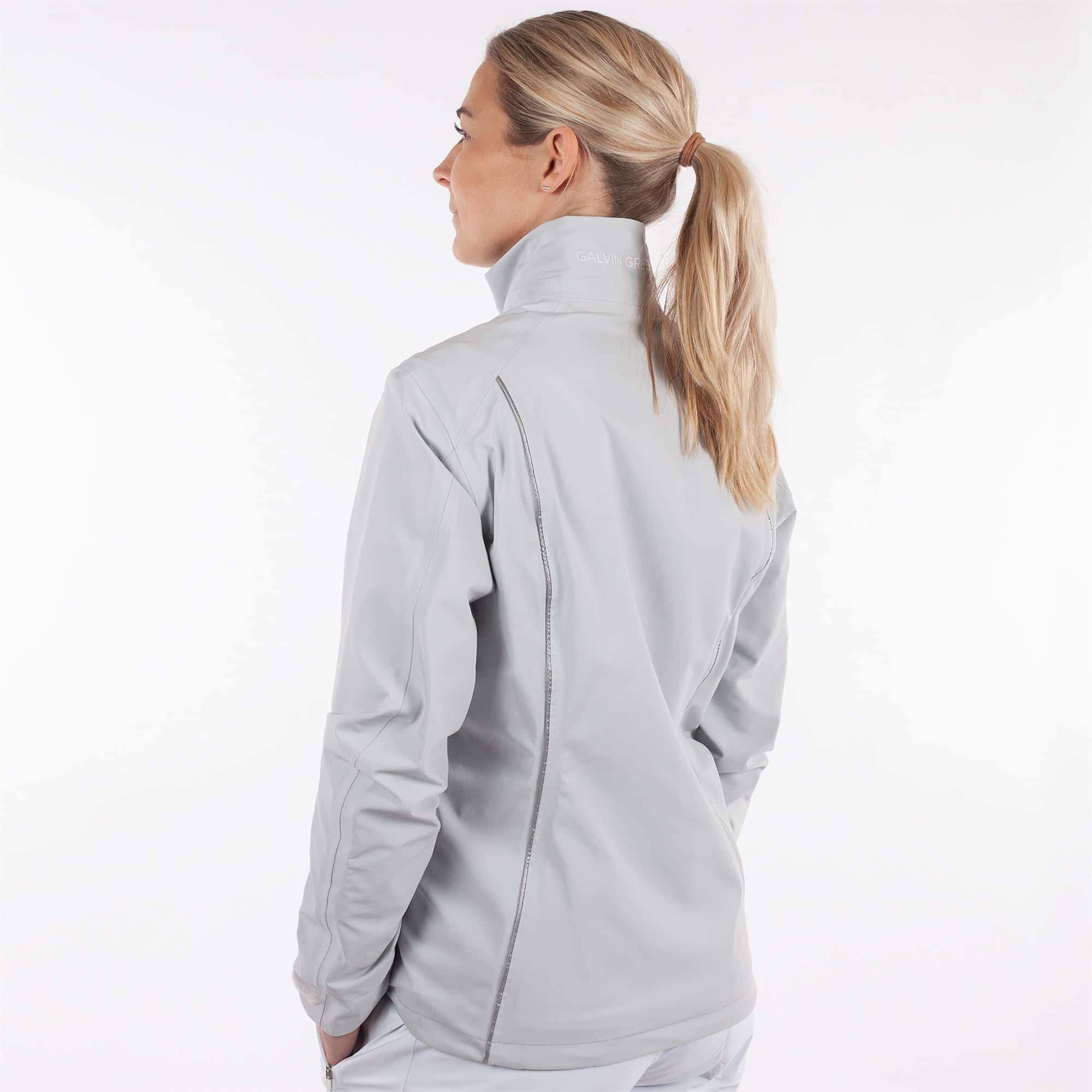 Galvin Green Anya Gore-Tex Waterproof Ladies Golf Jacket Cool Grey/Reflex